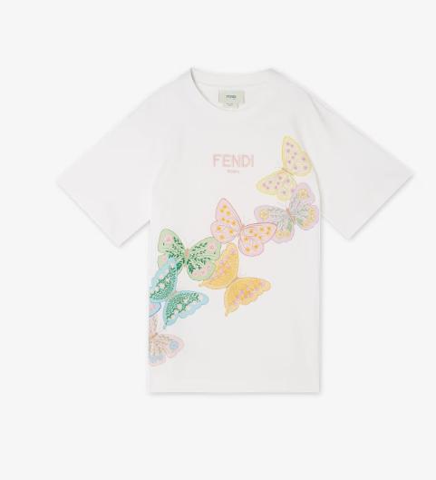 26SS [키즈] 펜디 티셔츠 JFI409 7AJF0TU9 Gesso