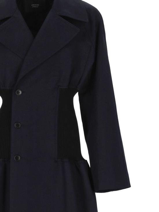 26SS 피비 파일로 코트 DM157CO3506 505NV Blue - PHOEBE PHILO