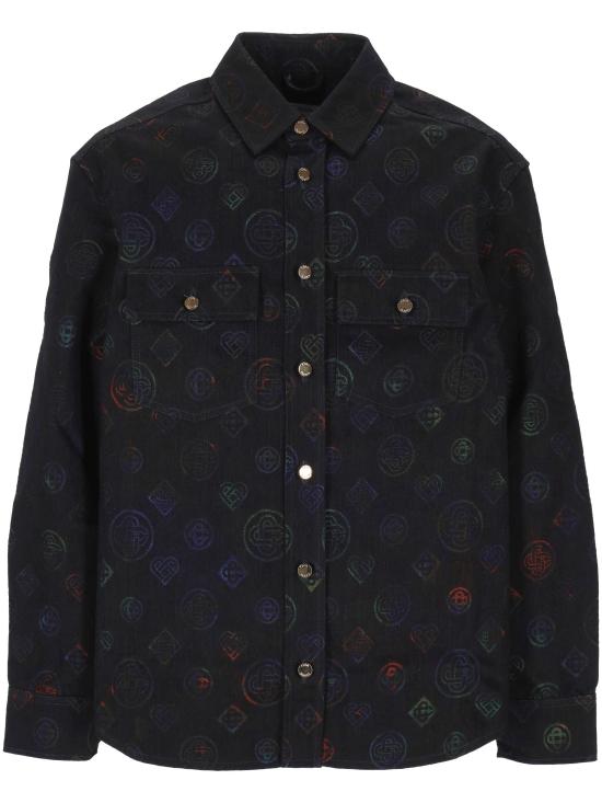 26SS 카사블랑카 긴팔 셔츠 MSP26SH23001 MONOGRAM HEATMAP