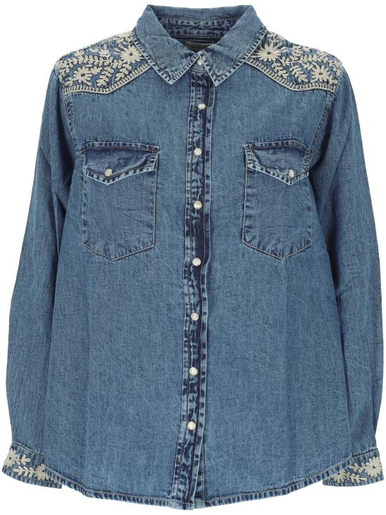 26SS 메종 호텔 셔츠 THELMA BLUE HAZE