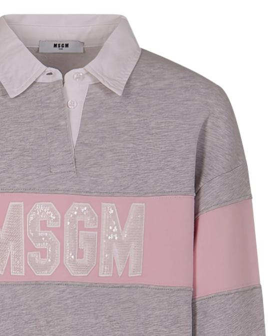 26SS [키즈] 엠에스지엠 티셔츠 S6MSJGSW027 MS076 Fairy pink - MSGM