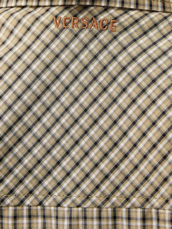 26SS 베르사체 셔츠 1023581 1A178976UF50 AVIO DARK CHOCOLATE OCHER - VERSACE