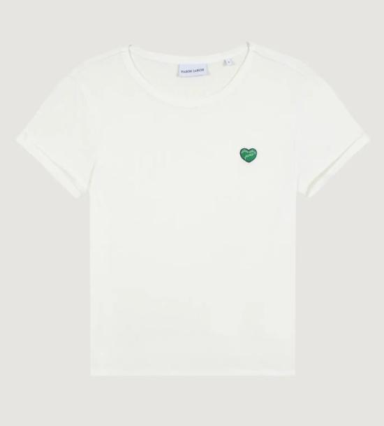 26SS 메종 라비쉬 반팔 티셔츠 ZWPOITOUCOEURV OFF WHITE