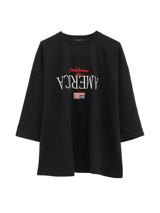 26SS 윌리 차바리아 반팔 티셔츠 WCJSY0220 001 Black