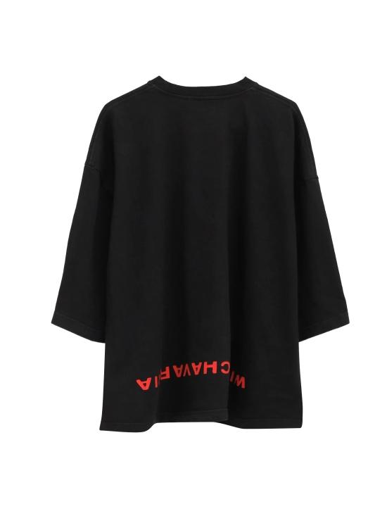 26SS 윌리 차바리아 반팔 티셔츠 WCJSY0220 001 Black - WILLY CHAVARRIA