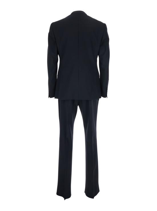  엠포리오 아르마니 수트 자켓 싱글 브레스트 슬림핏 노치드 리버스 수트 - EMPORIO ARMANI