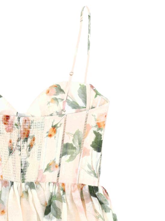 26SS 짐머만 미디 원피스 7811DS263 CRRO CREAM ROSE - ZIMMERMANN