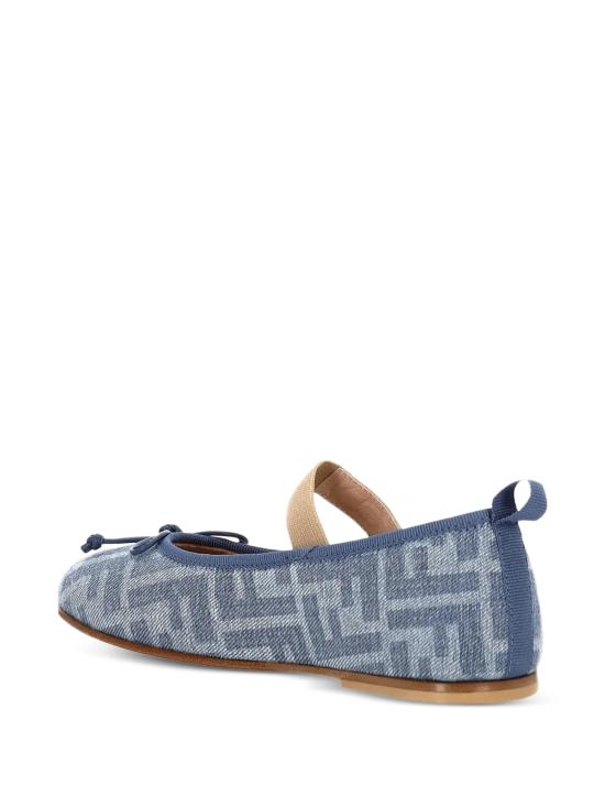 26SS [키즈] 펜디 레이스업 슈즈 JFR376AWKC F1V9L Blu - FENDI
