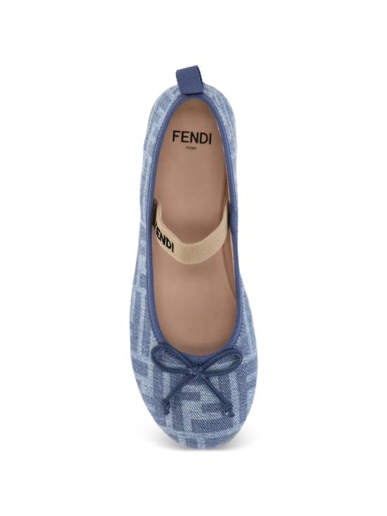 26SS [키즈] 펜디 레이스업 슈즈 JFR376AWKC F1V9L Blu - FENDI