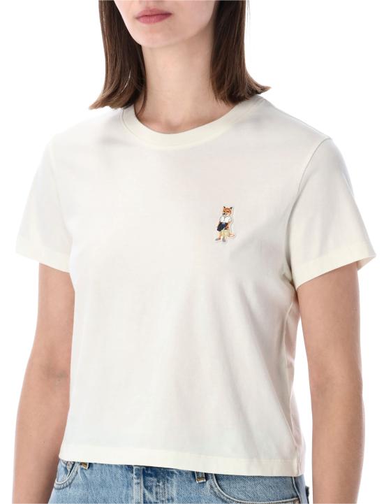 26SS 메종키츠네 드레스드 폭스 베이비 티셔츠 QW00113KJ7026 0443 DOVE - MAISON KITSUNE