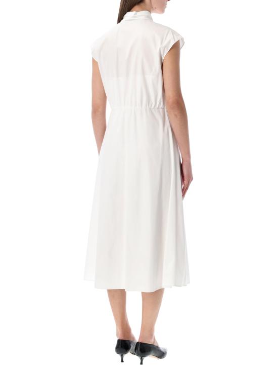 26SS 발렌티노 가라바니 미디 원피스 8B3VAJR59VN 0BO Bianco - VALENTINO GARAVANI