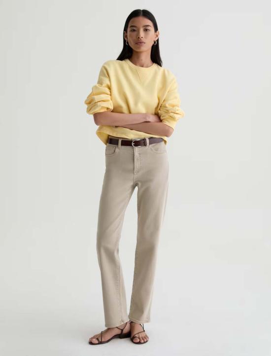  아드리아노 골드슈미드 스트레이트 팬츠 Ag Jeans Brinley Sulfur Jeans