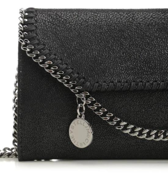 26FW 스텔라 맥카트니 지갑 7P0086W9132 1000 BLACK - STELLA MCCARTNEY