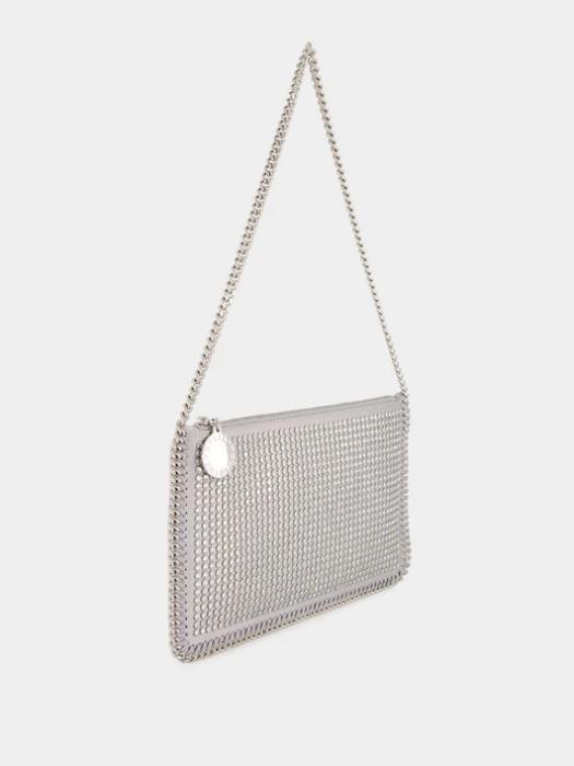 26SS 스텔라 맥카트니 클러치/파우치 7P0076WP0702 8101 SILVER - STELLA MCCARTNEY