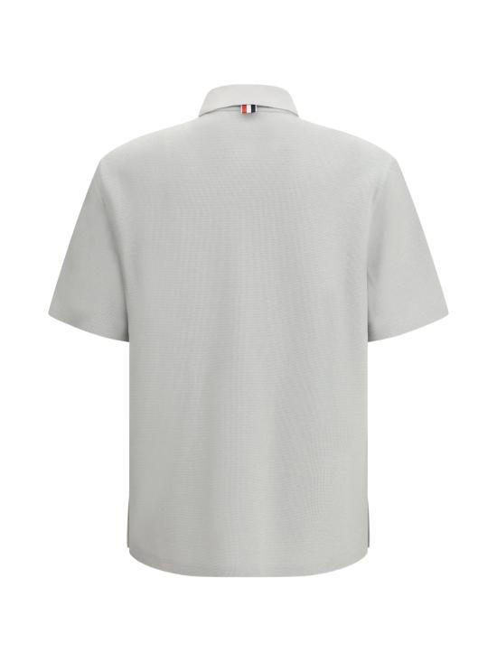 26SS 톰브라운 폴로 티셔츠 MJP244E J0251 050 PALE GREY DOM - THOM BROWNE