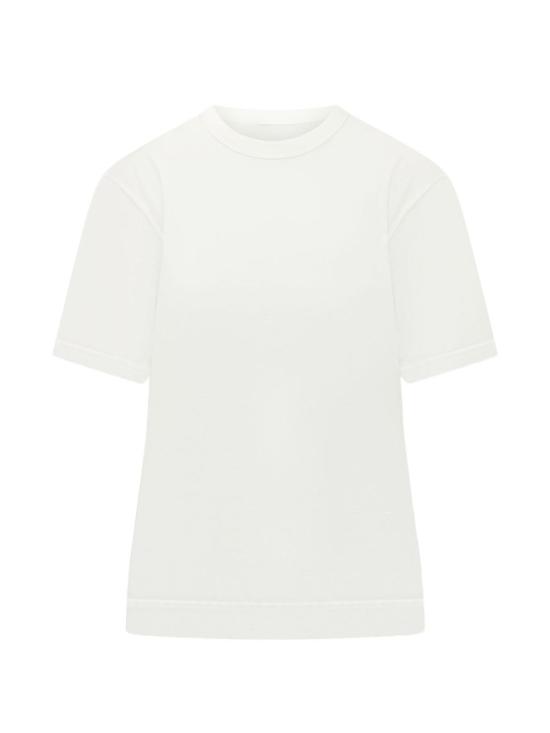 26SS 아미 반팔 티셔츠 FTS373 JE0211 136 WHITE CREAM DOM