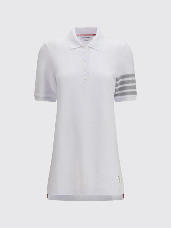 26SS 톰브라운 미디 원피스 FJD134A J0248 100 WHITE DOM - THOM BROWNE