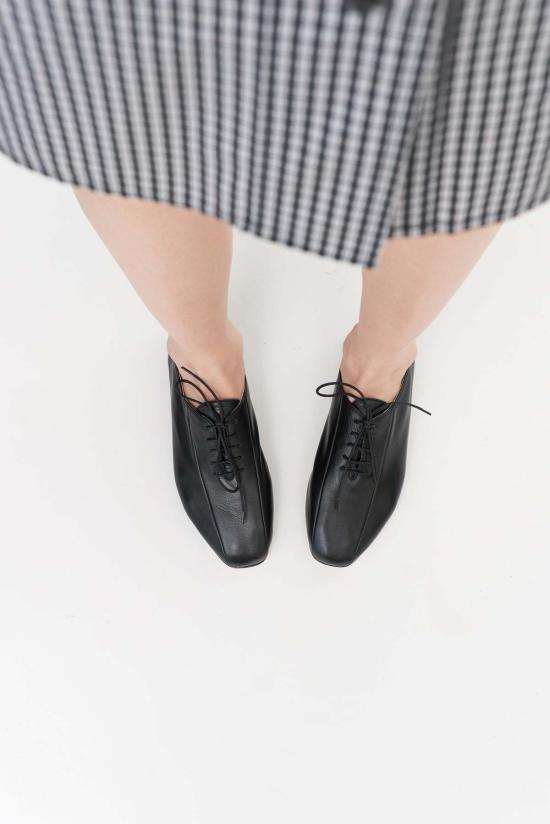  Gan 플랫 슈즈 간 볼러 슈즈 블랙 - OTHER BRANDS