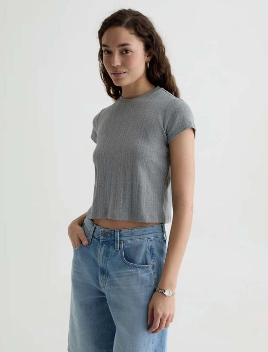  아드리아노 골드슈미드 반팔 티셔츠 Ag Jeans Sadie Crew 티셔츠 - ADRIANO GOLDSCHMIED