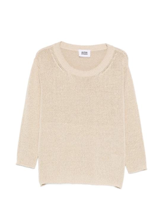 26SS 알파스튜디오 스웨터 AD6312C2003 Beige