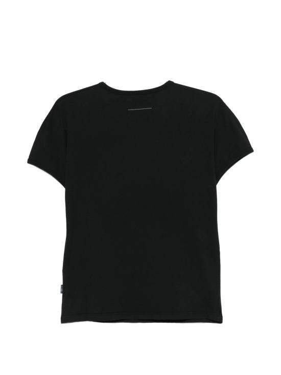 26SS MM6 메종마르지엘라 반팔 티셔츠 S62GD0212 M20108 900 Black - MM6 MAISON MARGIELA