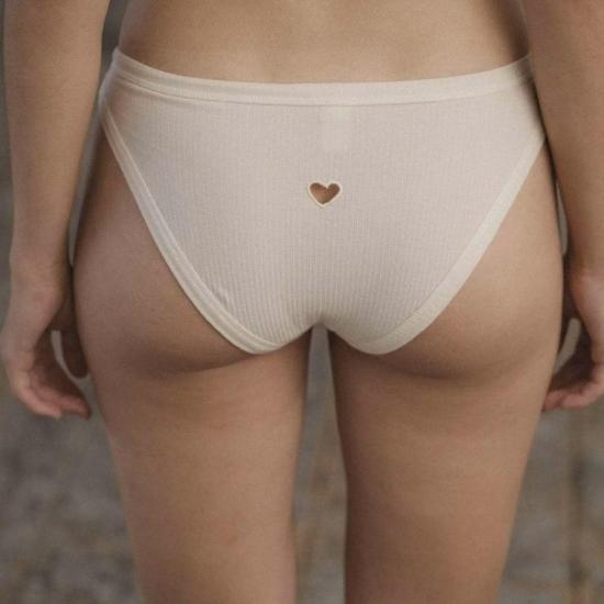  베이스레인지 팬티 베이스렌지 하트 벨 팬츠 - BASERANGE