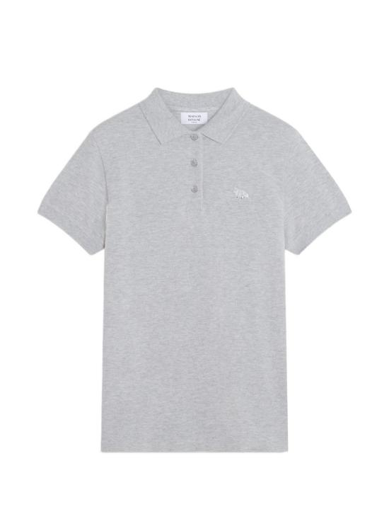 26SS 메종키츠네 베이비 폭스 레귤러 폴로 티셔츠 MW00202KP0001 H120 LIGHT GREY MELANGE