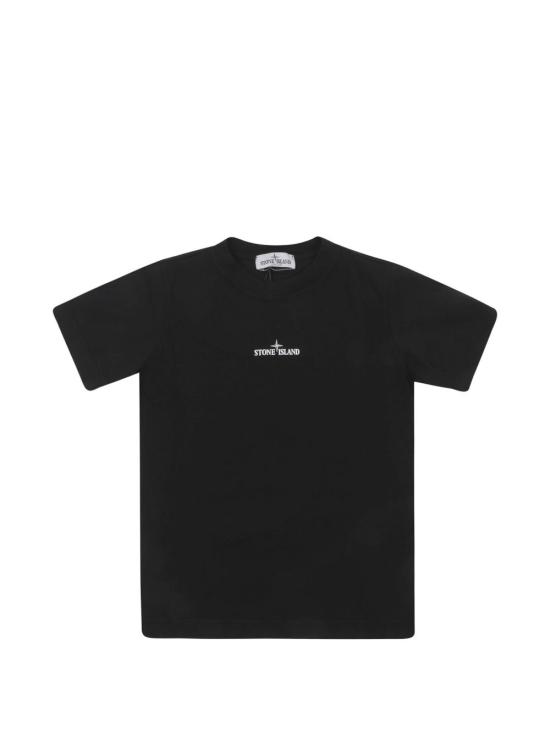 26SS [키즈] 스톤 아일랜드 티셔츠 L1S162100009 S0377V0029 Black - STONE ISLAND