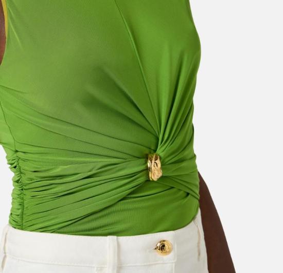 26SS 엘리자베타프랜치 반팔 티셔츠 TO03761E2 EV3 ALOE - ELISABETTA FRANCHI