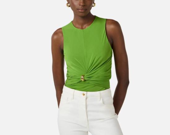 26SS 엘리자베타프랜치 반팔 티셔츠 TO03761E2 EV3 ALOE - ELISABETTA FRANCHI