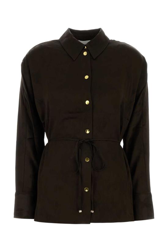 26SS 가니 셔츠 A1040264 ZWX Brown