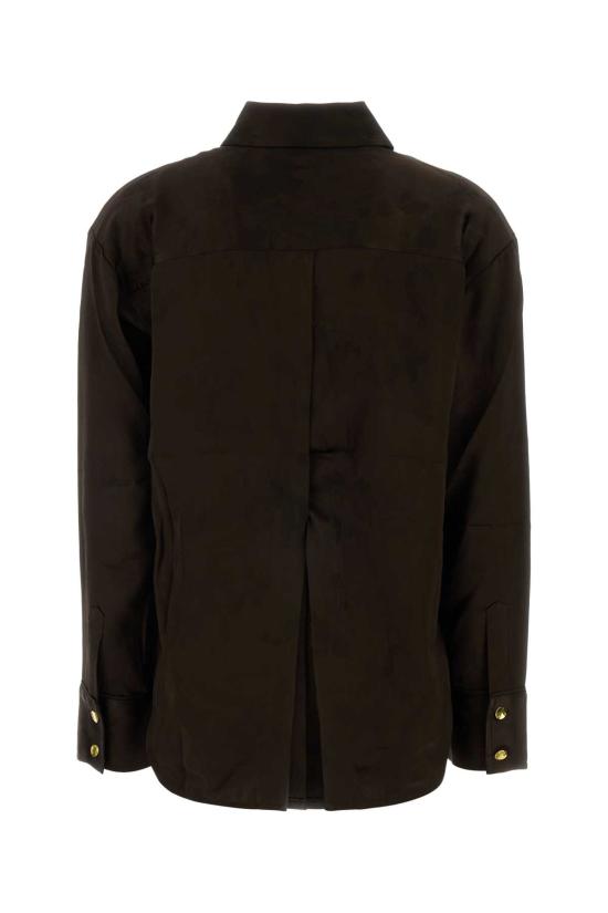 26SS 가니 셔츠 A1040264 ZWX Brown - GANNI