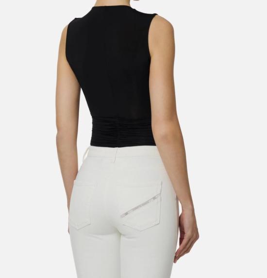 26SS 엘리자베타프랜치 반팔 티셔츠 TO03761E2 110 NERO - ELISABETTA FRANCHI