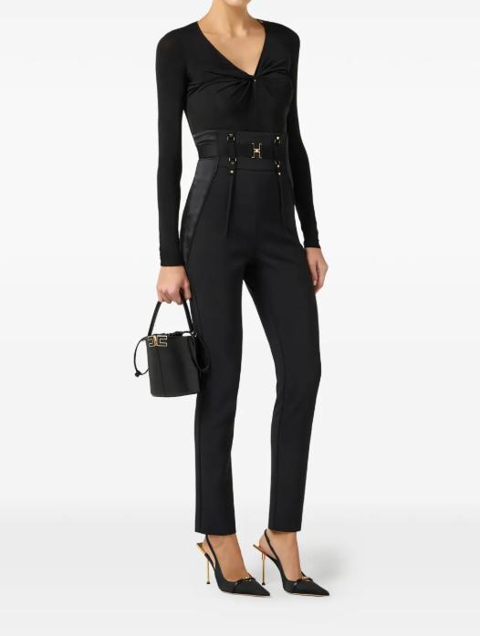 26SS 엘리자베타프랜치 바디수트 티셔츠 BO01261E2 110 NERO - ELISABETTA FRANCHI