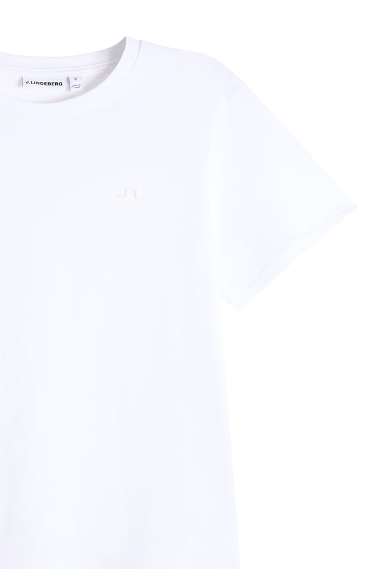 26SS 제이린드버그 반팔 티셔츠 BWJT154120000 WHITE DOM - J LINDEBERG