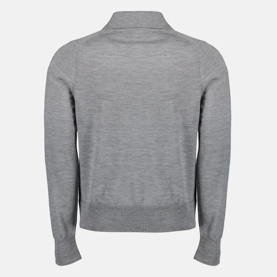 26SS 아미 가디건 HKC385 KN0039 0504 HEADER GREY BLACK DOM - AMI