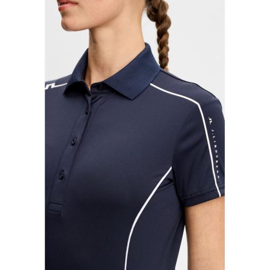 26SS 제이린드버그 반팔 티셔츠 GWJT148256855 JL NAVY DOM - J LINDEBERG