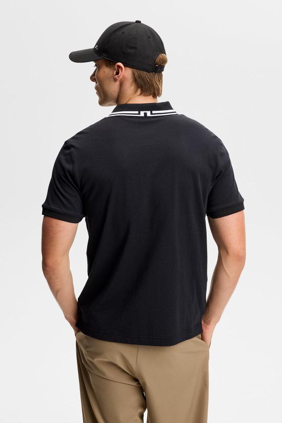 26SS 제이린드버그 폴로 티셔츠 BMJT157399999 BLACK DOM - J LINDEBERG