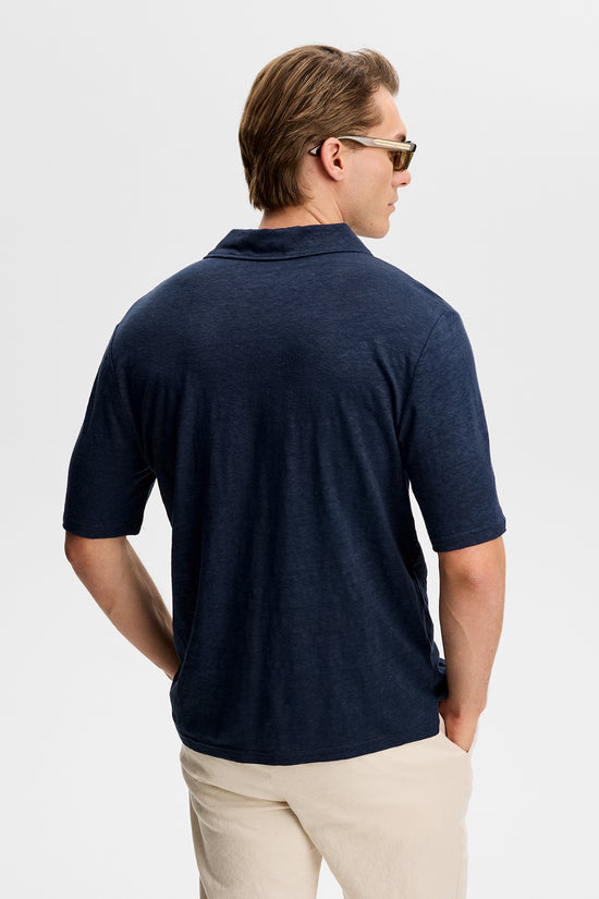26SS 제이린드버그 폴로 티셔츠 FMJT157366855 JL NAVY DOM - J LINDEBERG