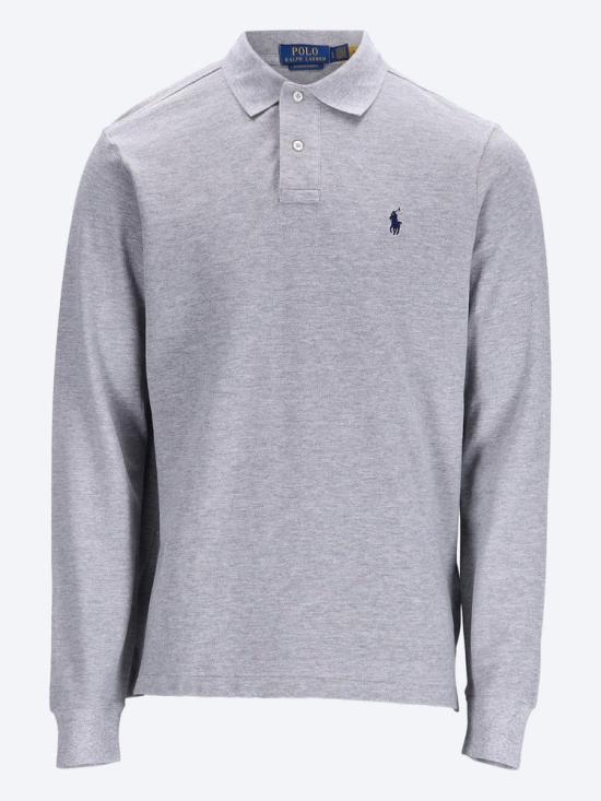 26SS 폴로 랄프로렌 클래식 핏 코튼 폴로 셔츠 710680790088 GREY DOM