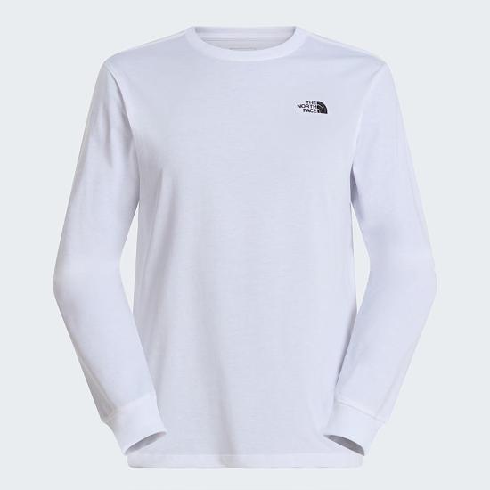 26SS 노스페이스 긴팔 티셔츠 NF0A8EU3FN4 TNF WHITE DOM