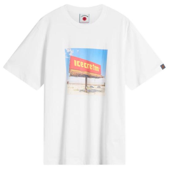 26SS 아이스크림 반팔 티셔츠 IC25442 WHITE DOM