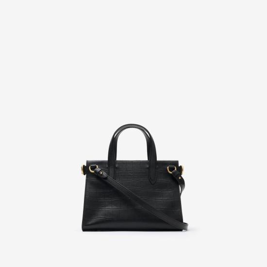 26SS 버버리 미니 코츠월드 토트 8118896 BLACK DOM - BURBERRY