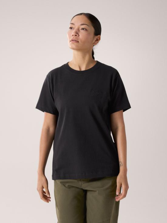 26SS 아크테릭스 반팔 티셔츠 ATQSW08468 BLACK DOM - ARC`TERYX