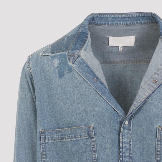 26SS 마르지엘라 긴팔 셔츠 S67DT0025 S30815 968 ICE BLUE - MAISON MARGIELA