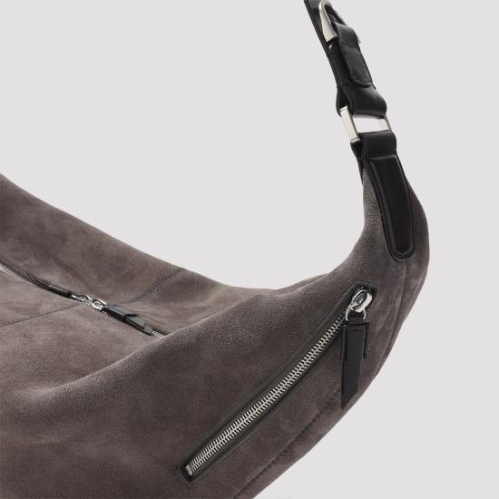 26SS 르메르 스웨이드 레더 퀴버 클립 백 BG0228 LL0125 GR102 MINK - LEMAIRE