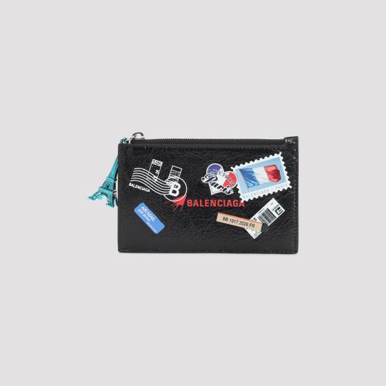 26SS 발렌시아가 명함지갑 867150 2ACHI 1084 BLACK MULTI - BALENCIAGA