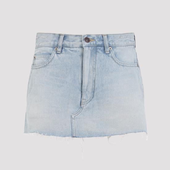 26SS 발렌시아가 숏팬츠 872186 TDW14 4200 LIGHT BLUE