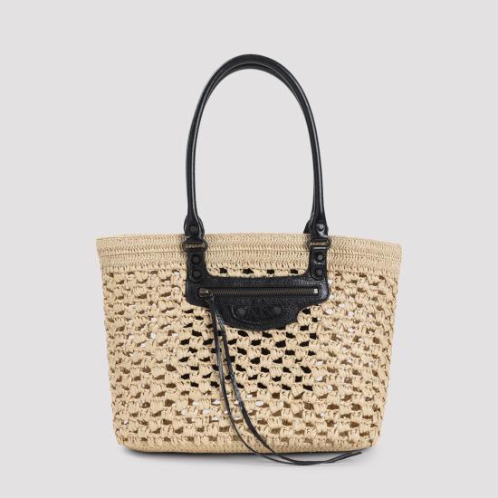 26SS 발렌시아가 숄더백 866501 2ACGC 9260 NATURAL BLACK