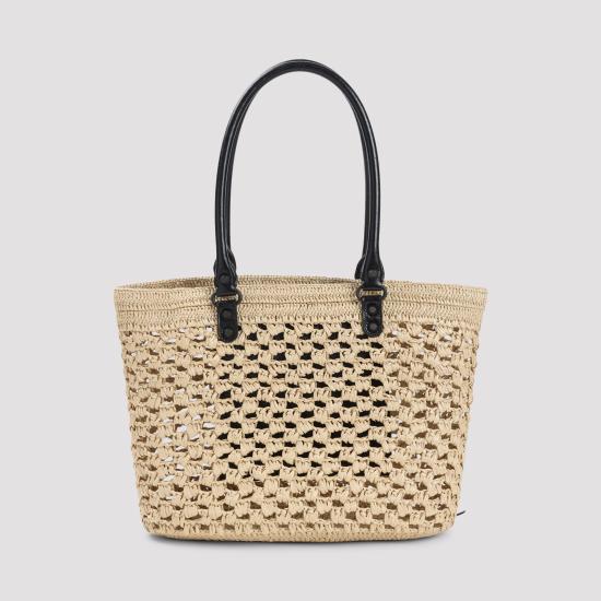 26SS 발렌시아가 숄더백 866501 2ACGC 9260 NATURAL BLACK - BALENCIAGA